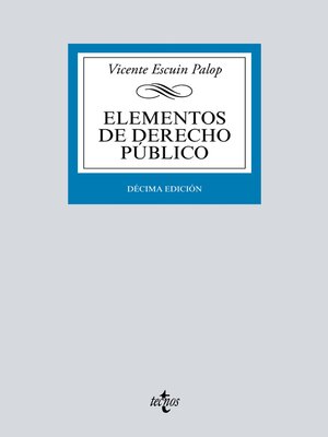 cover image of Elementos de Derecho público